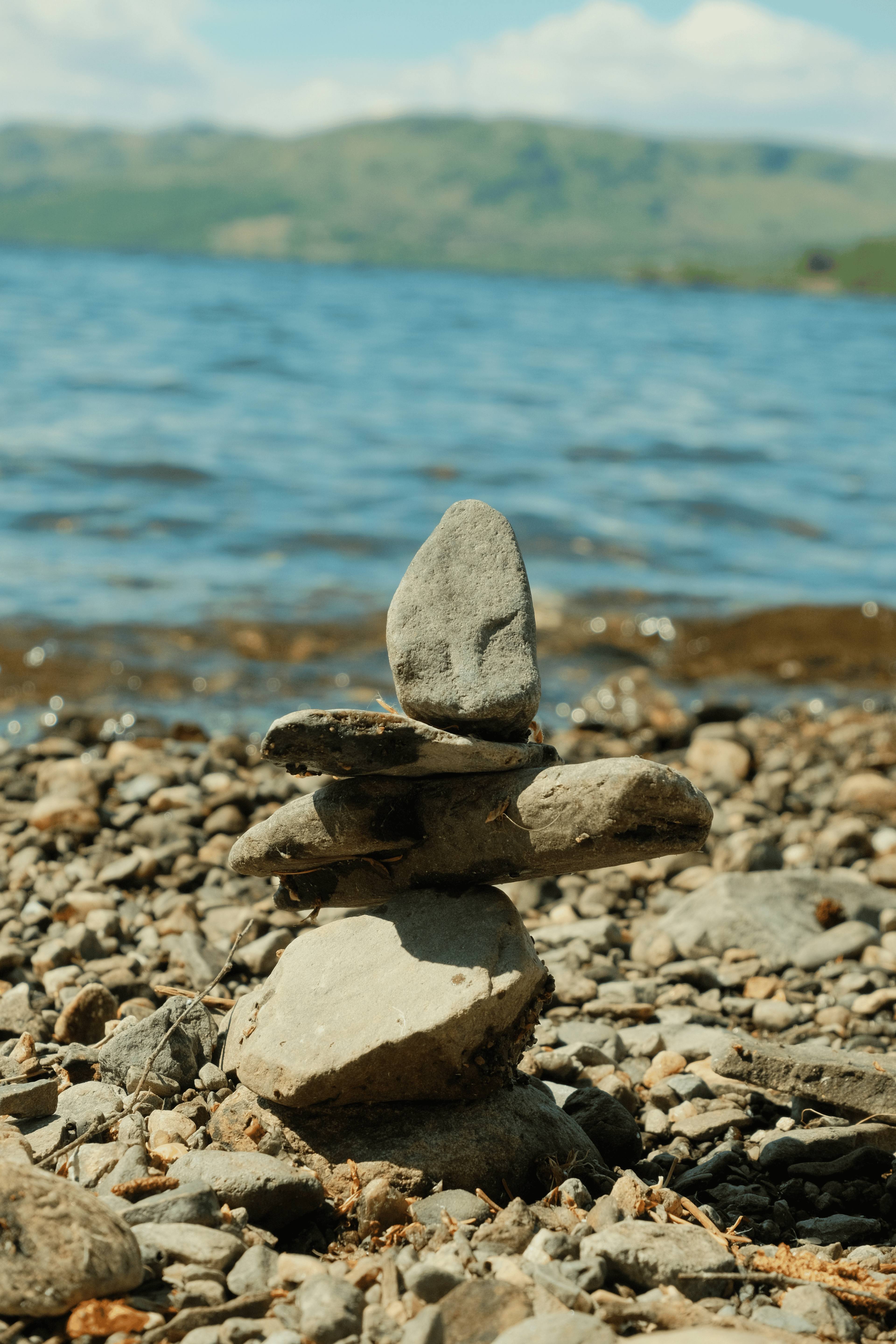 Stacked Rocks Earrings