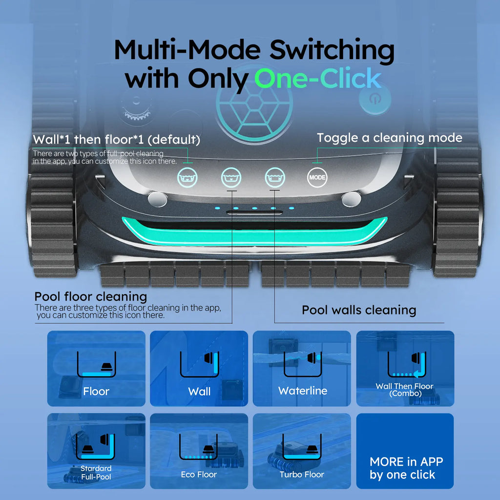 WYBOT S2 Solar with Solar-Powered Charging Dock Robotic Pool Cleaner