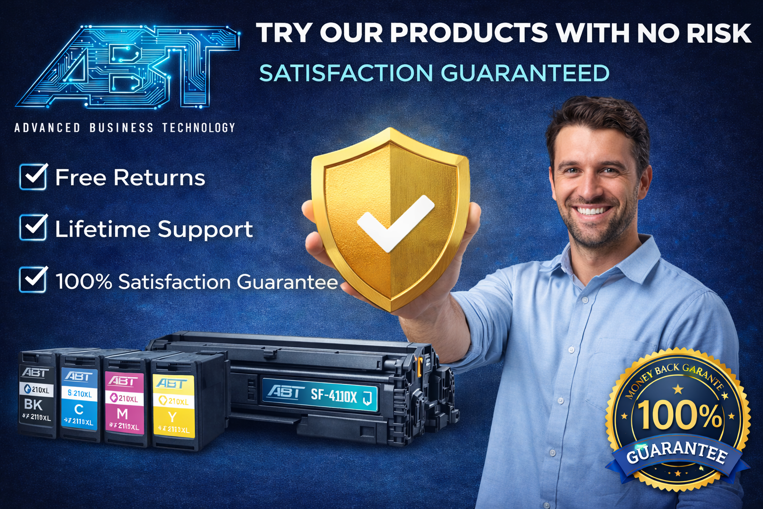 Compatible CF500X High Yield Black Toner Cartridge for HP Color LaserJet Pro M254 & MFP M280 Series