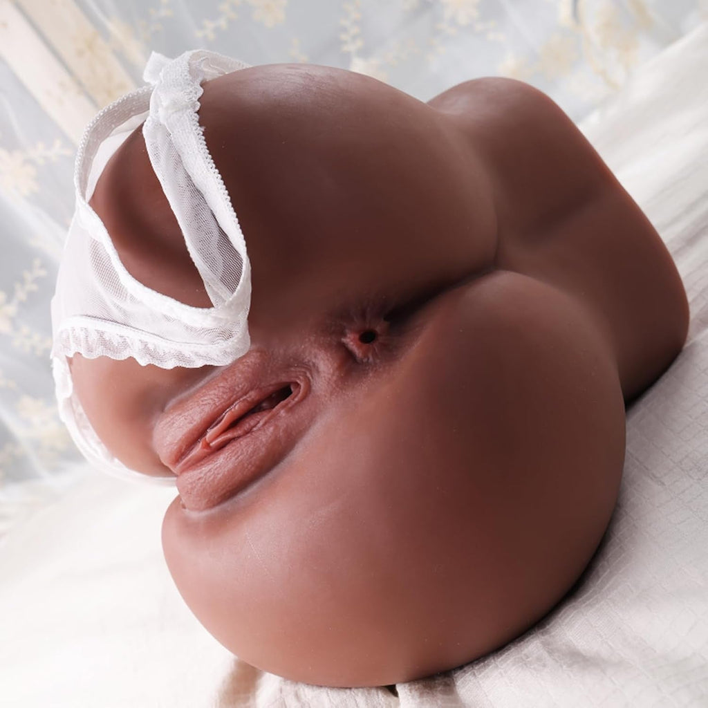 MidnightCurves Black Sex Doll Torso Dual Channel 10LB