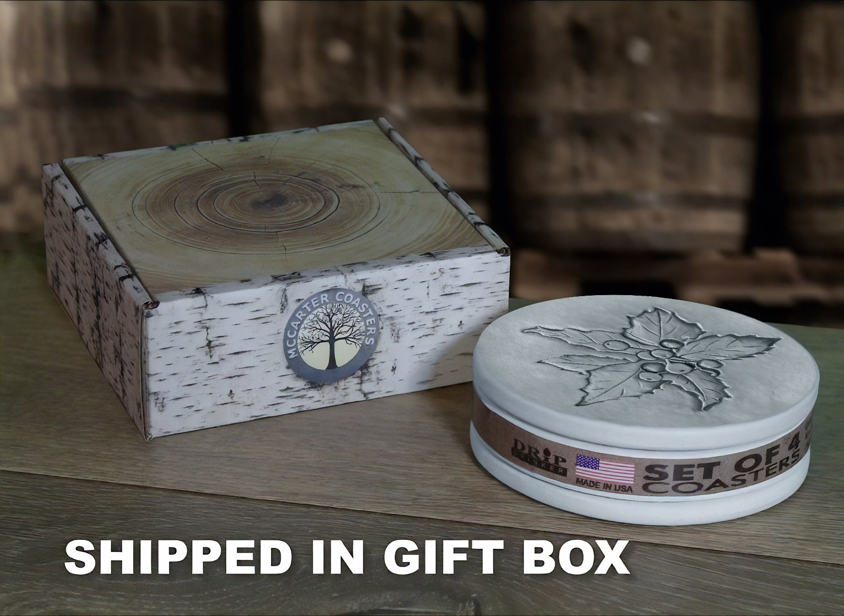 Holly Drink Coasters