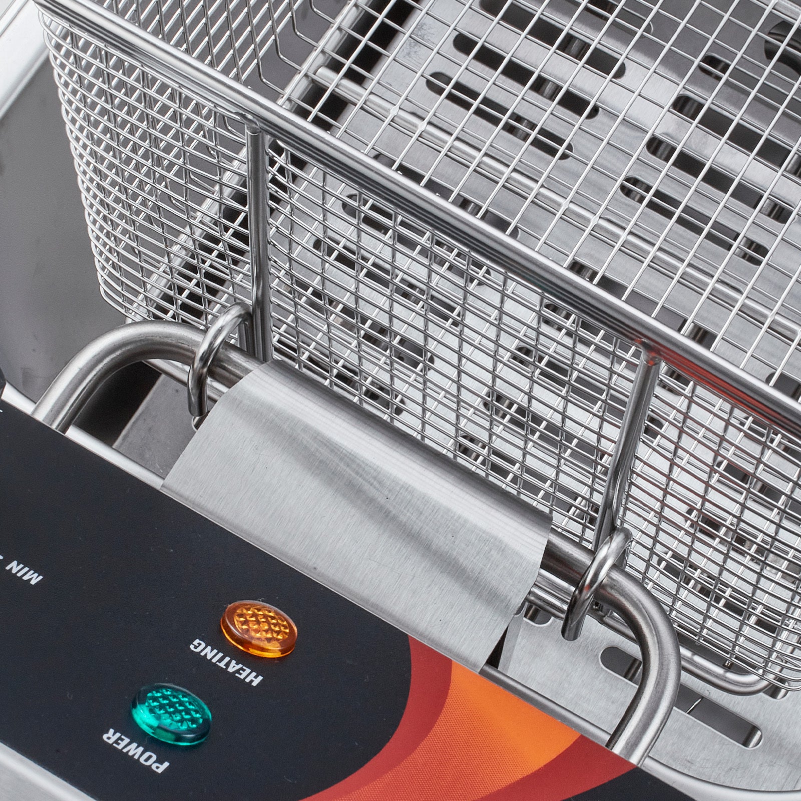 Commercial Electric Deep Fryer – 1750W, 9.5Qt Oil Tank, 12Qt Capacity