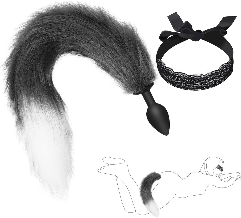 WildWhisper Silicone Fox Tail Butt Plug Beginner