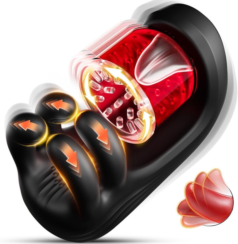 LumiGrip Rotating Male Stroker Trainer 9 Modes LCD