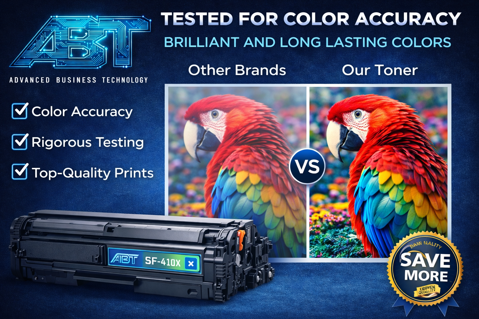 Compatible CF400X High Yield Black Toner Cartridge for HP Color LaserJet Pro M252 & M277 Series