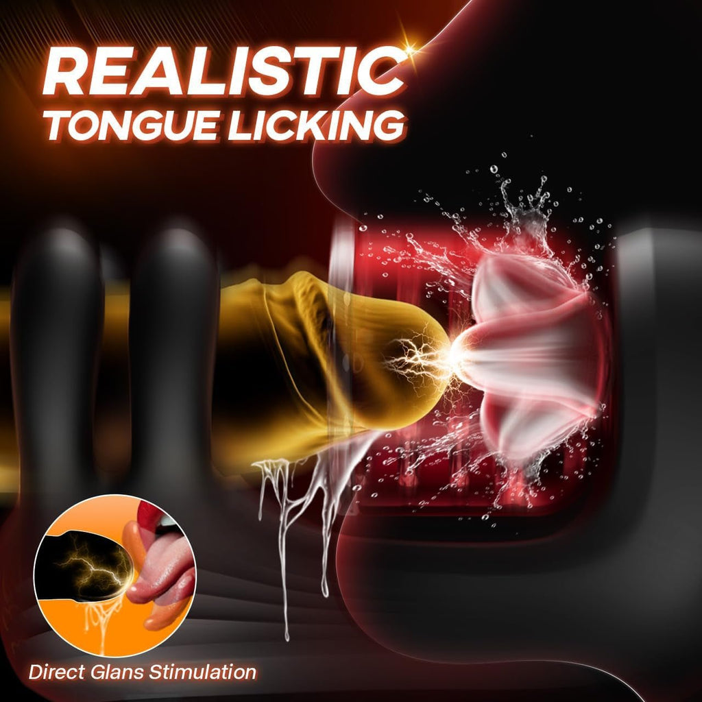 LumiGrip Rotating Male Stroker Trainer 9 Modes LCD