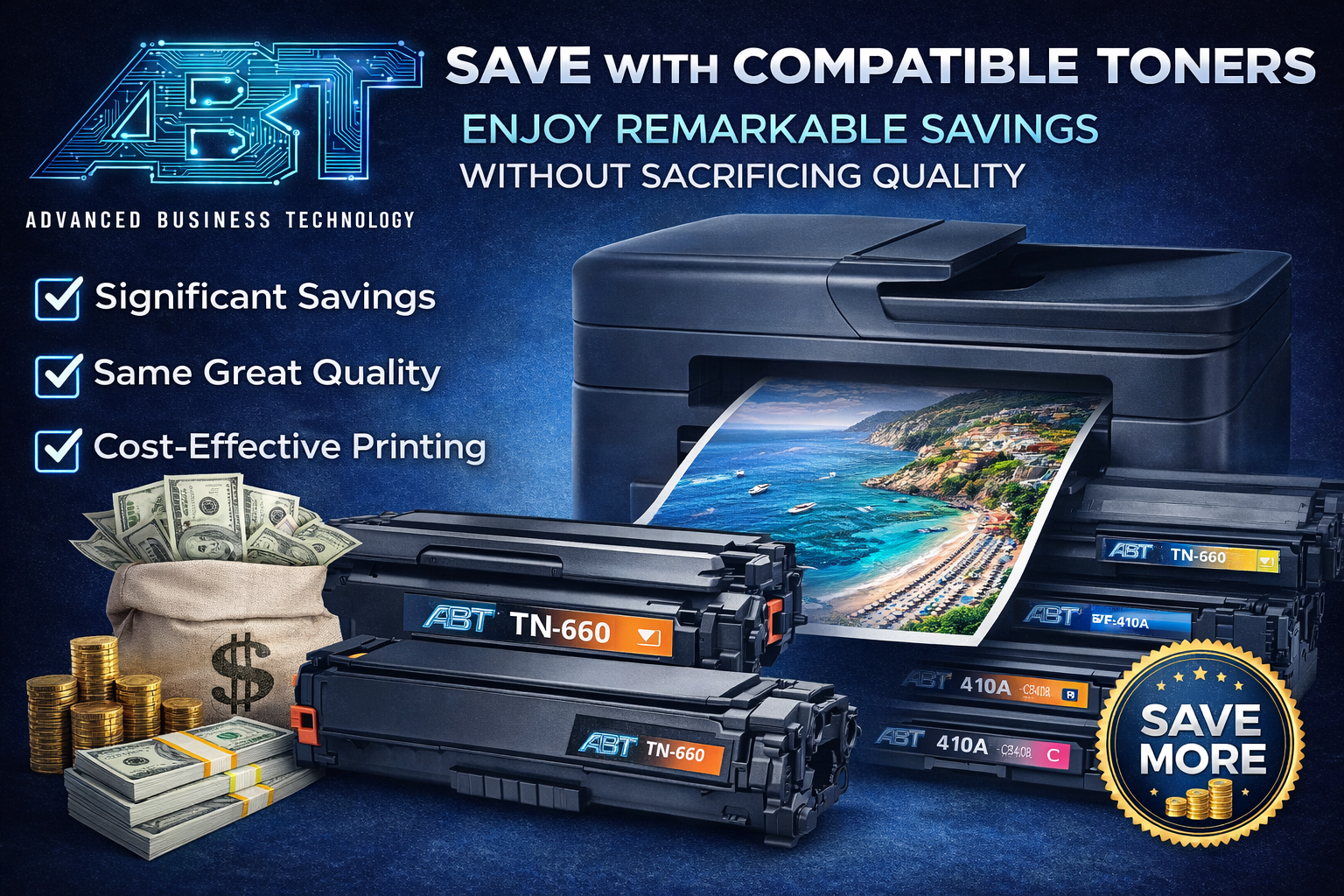 Compatible CF280X High Yield Black Toner Cartridge for HP LaserJet Pro 400 M401 & MFP M425 Series