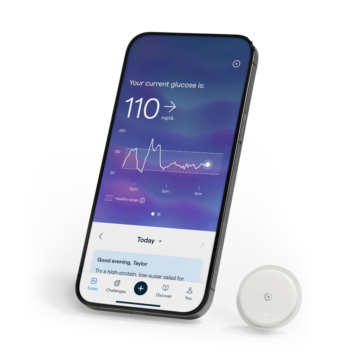 Abbott Lingo Continuous Glucose Monitor – 1 Sensor (14-Day Wear) [Bluetooth]