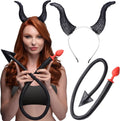 InfernoX Devil Tail Anal Plug & Horns Cosplay Set
