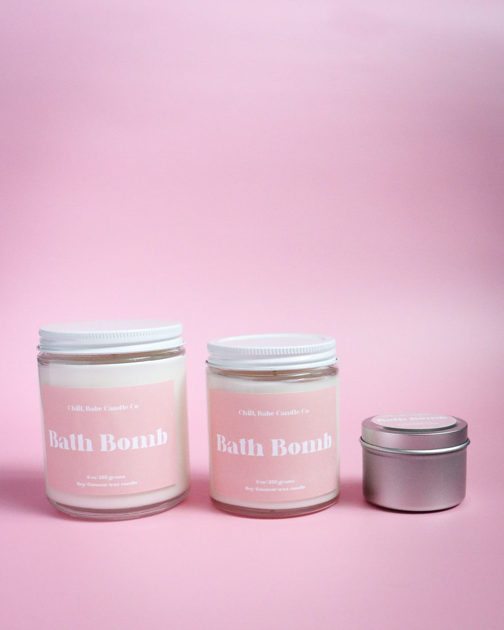 Bath Bomb Candle | Citrus + Jasmine + Patchouli