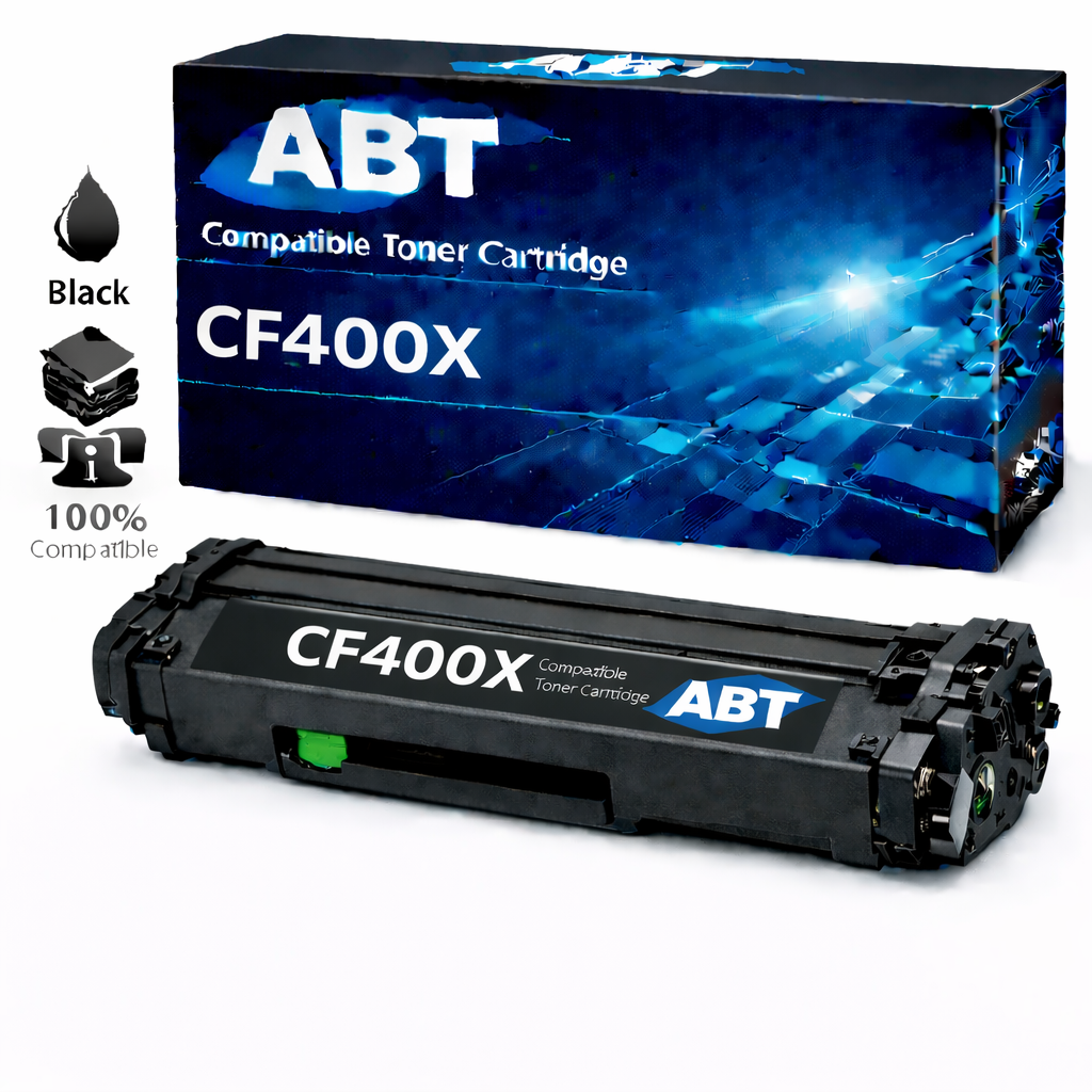 Compatible CF400X High Yield Black Toner Cartridge for HP Color LaserJet Pro M252 & M277 Series