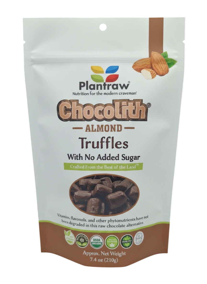 Chocolith® - Almonds (7.4 oz) - Vegan, Gluten-Free, Paleo, 0g refined carbs.