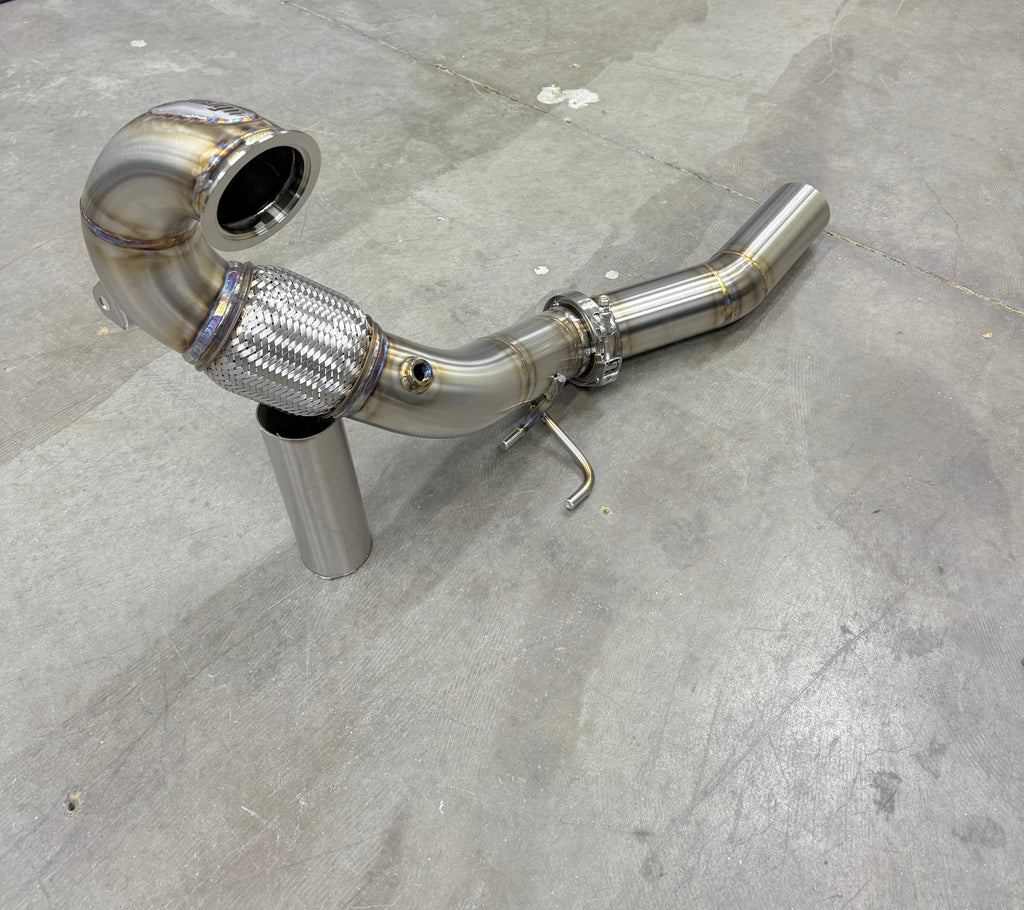 CCdesign Full 3.5" Downpipe MK7/7.5 VW GTI/Jetta 2.0T & 8V/8S Audi A3 FWD