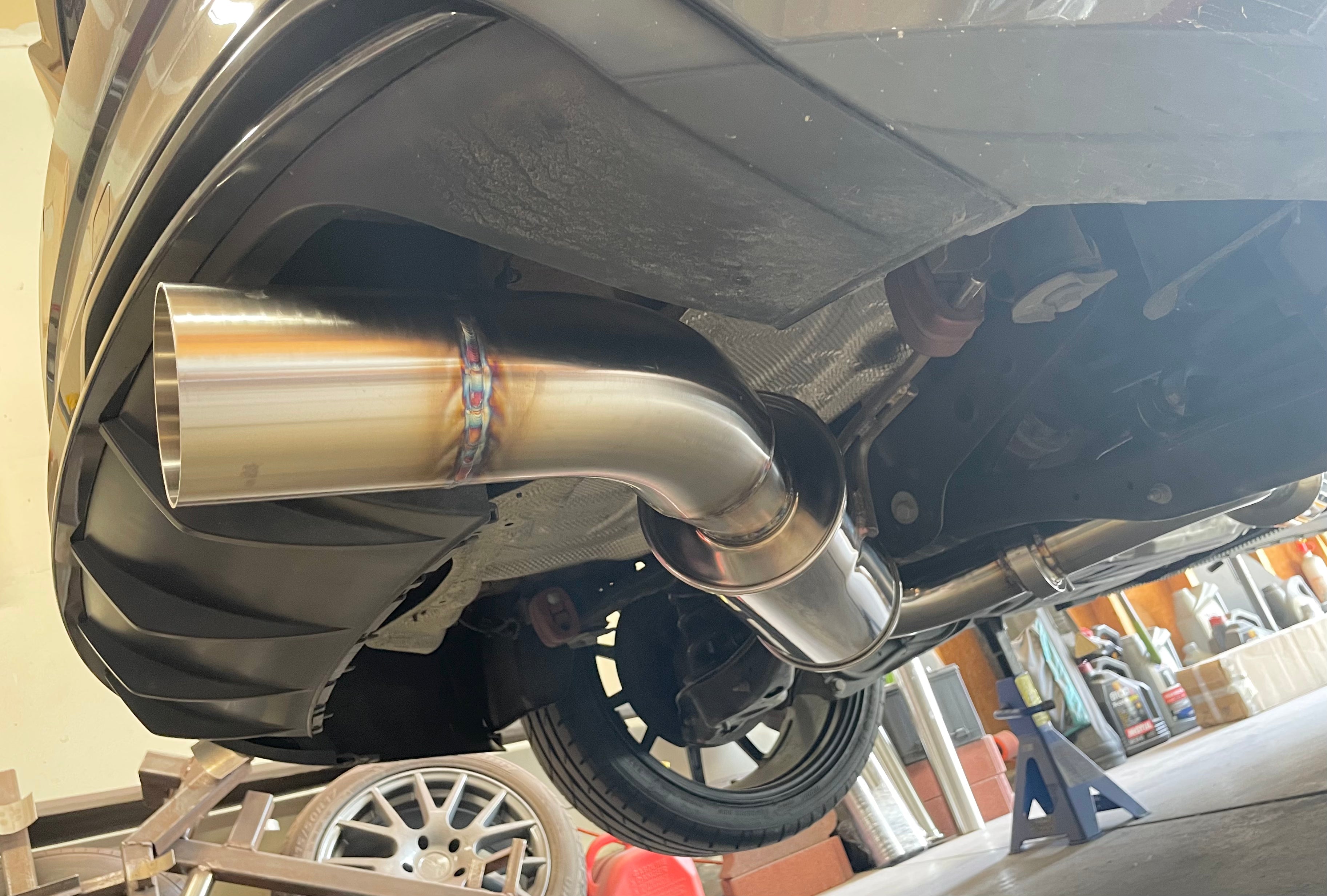 CCdesign 8V Audi S3 Single Exit Catback Exhaust (Passenger Side)