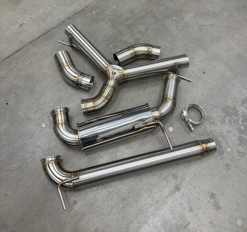 CCdesign **MK7** VW Golf GTI 3.5" Catback Exhaust
