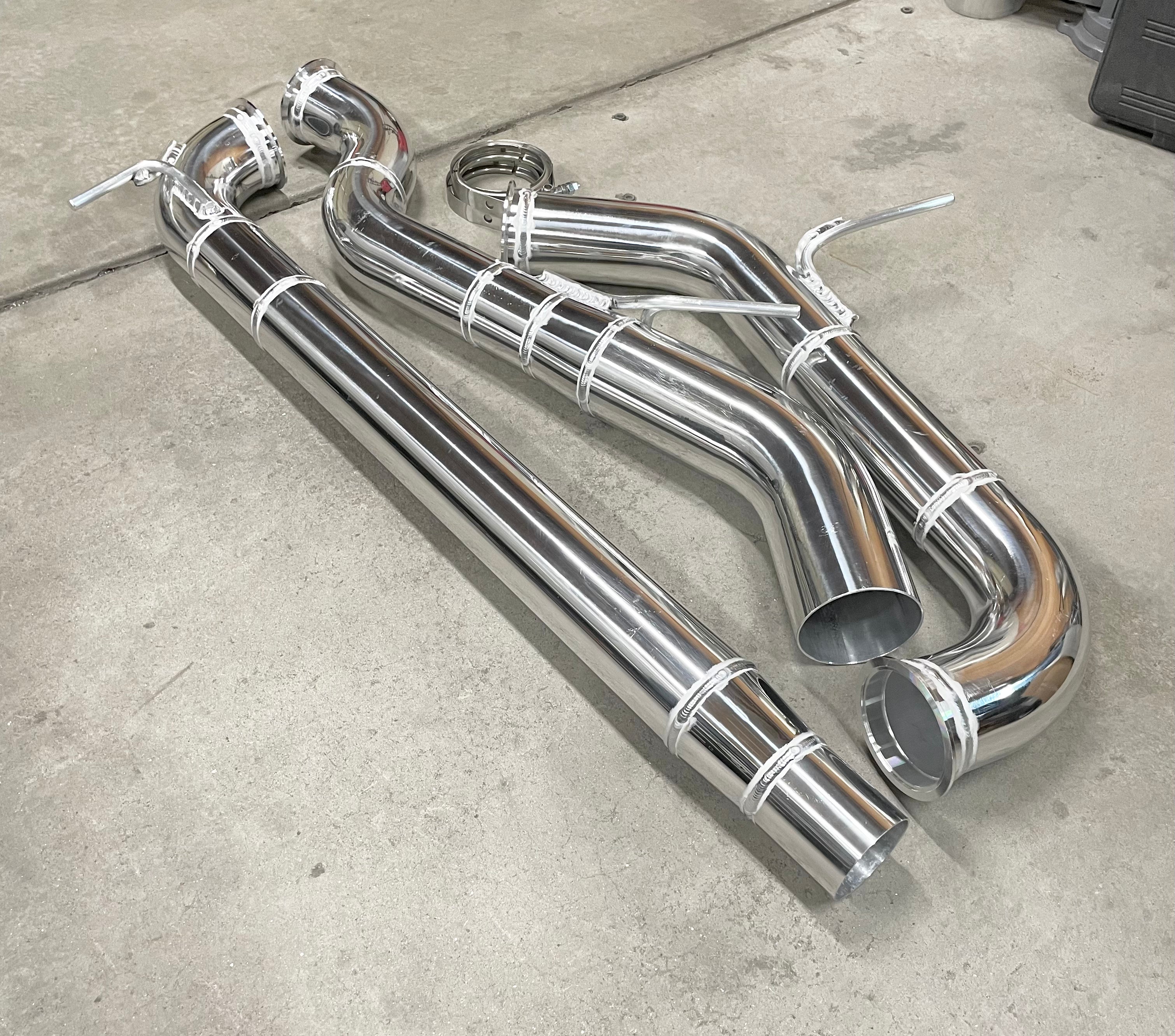 CCdesign **MK7** VW Golf GTI 3.5" Single Exit Catback Exhaust (Passenger Side)