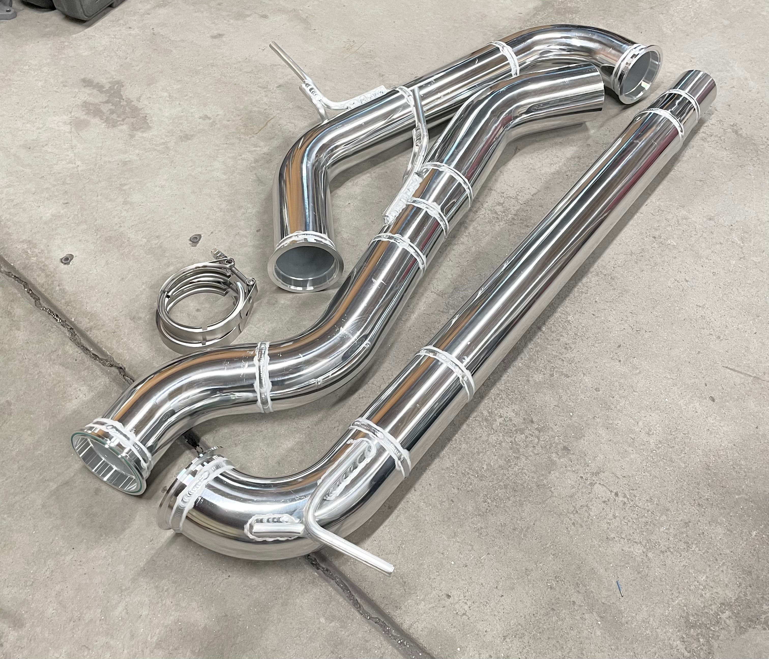 CCdesign **MK7.5** VW Golf GTI 3.5" Single Exit Catback Exhaust (Passenger Side)
