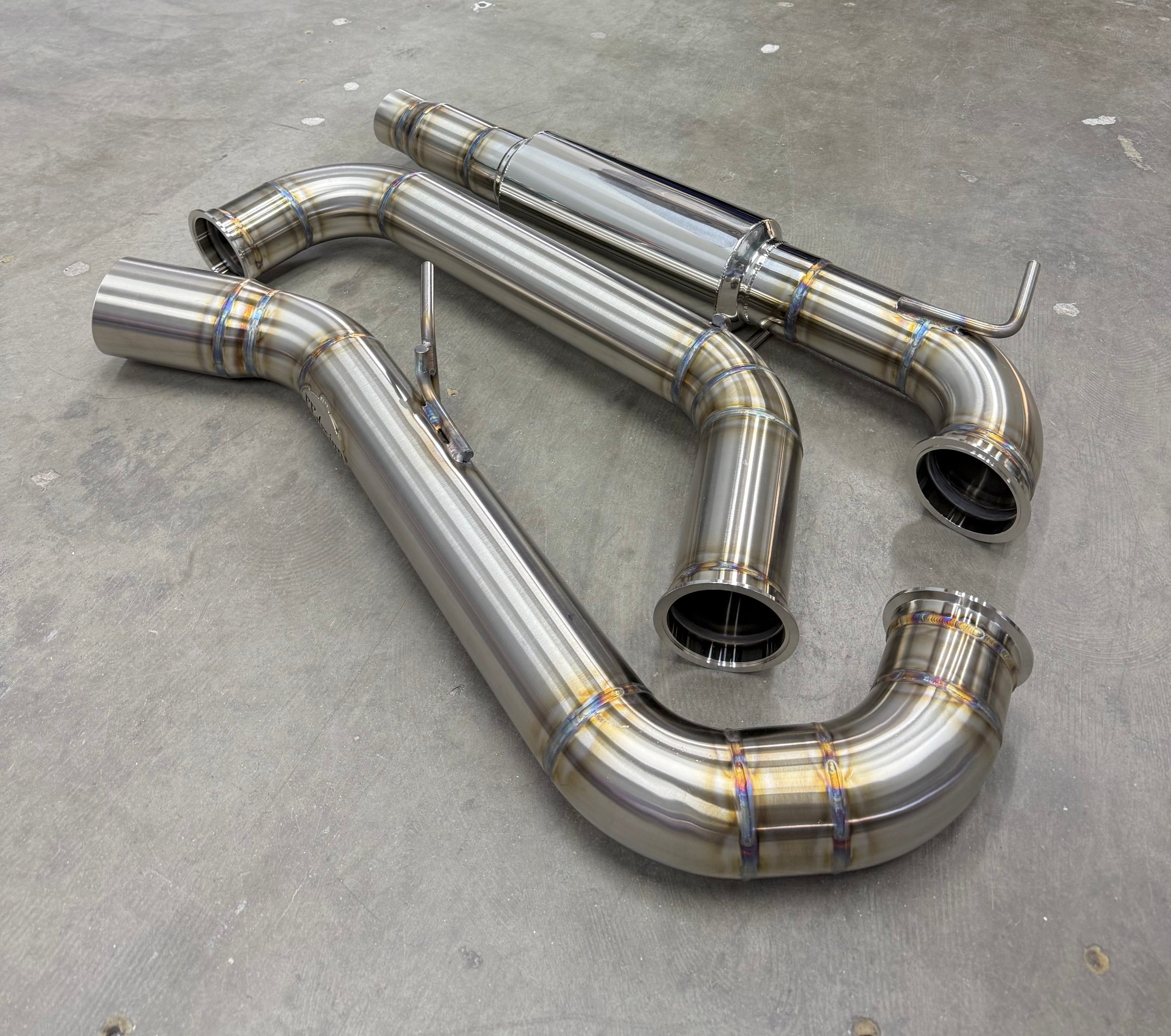 CCdesign **MK7.5** VW Golf GTI 3.5" Single Exit Catback Exhaust (Driver Side)