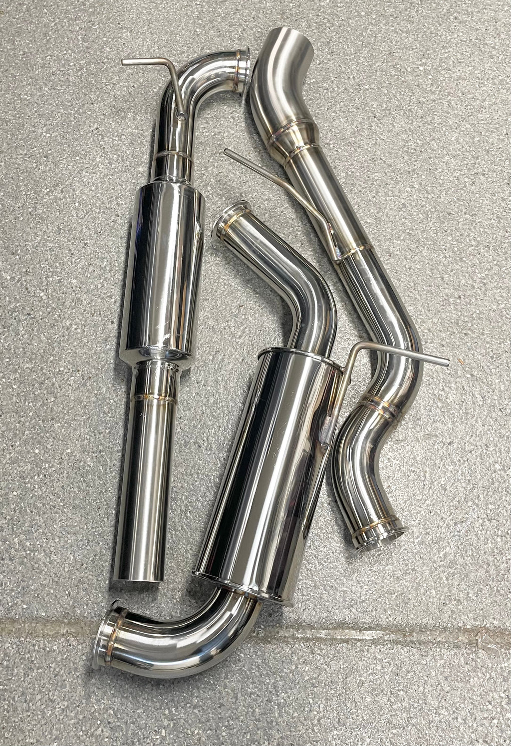 CCdesign **MK7** VW Golf GTI 3" Single Exit Catback Exhaust (Passenger Side)