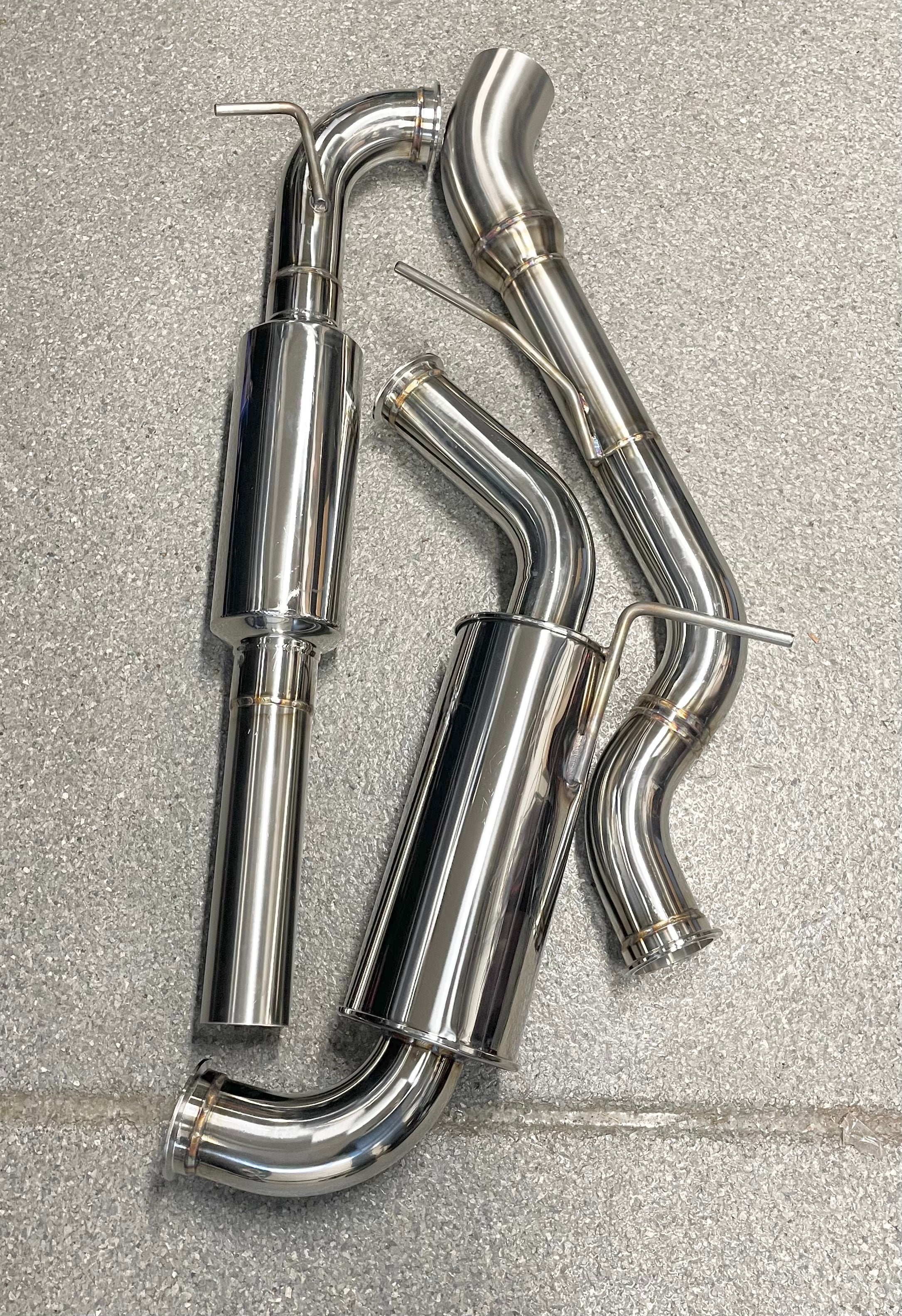 CCdesign **MK7** VW Golf GTI 3" Single Exit Catback Exhaust (Passenger Side)