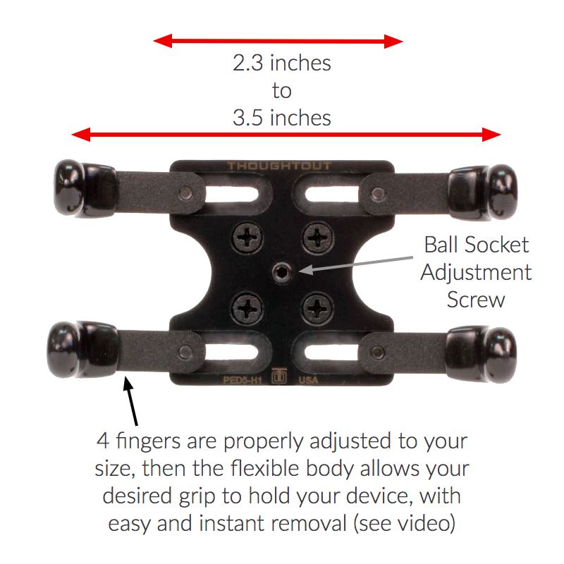 PED5 Grand Heavy-Duty Adjustable iPhone Stand