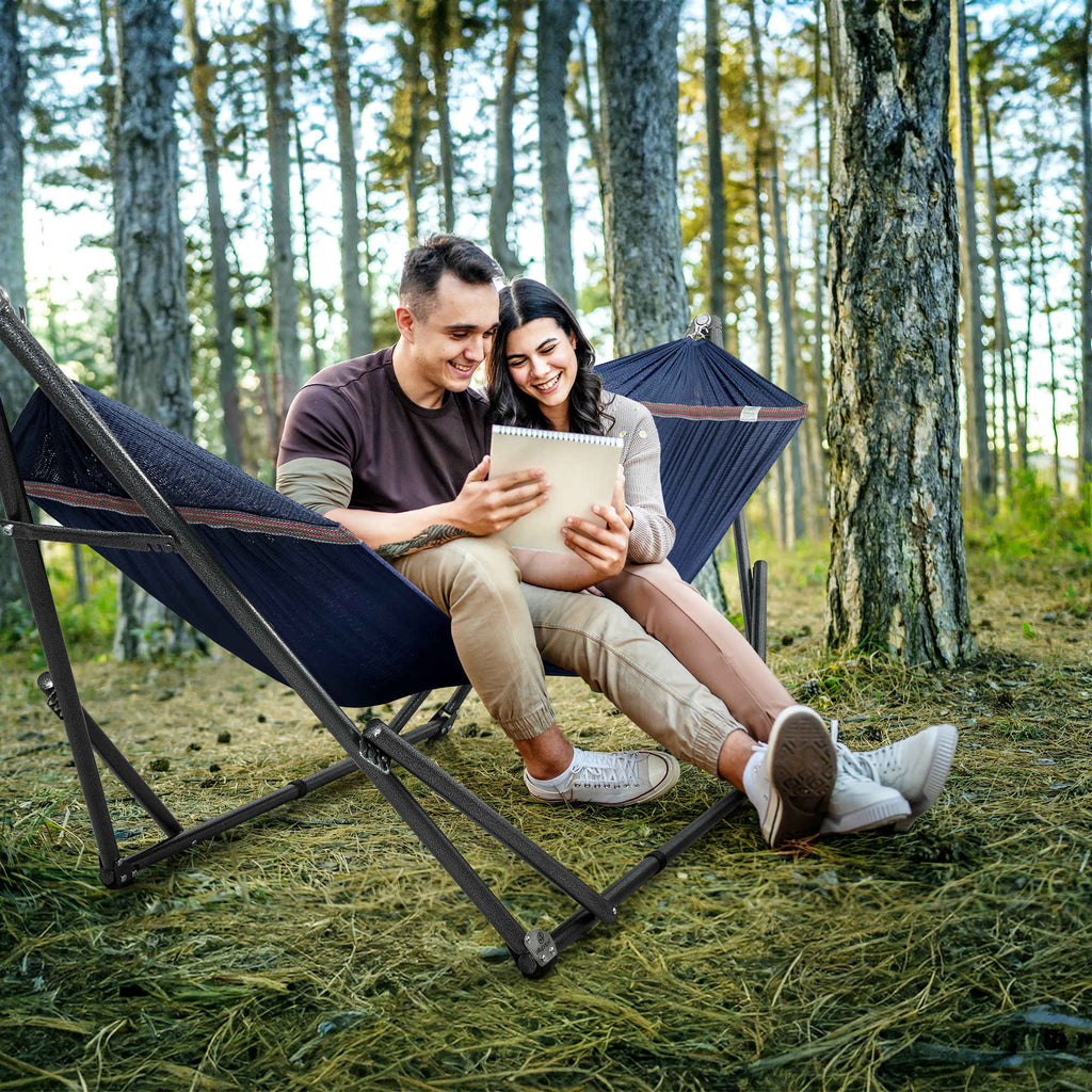 Tranquillo Universal Hammock with Medium Size Stands for Ultimate Relaxation - Ideal Universal Hammock Stands - Medium Size