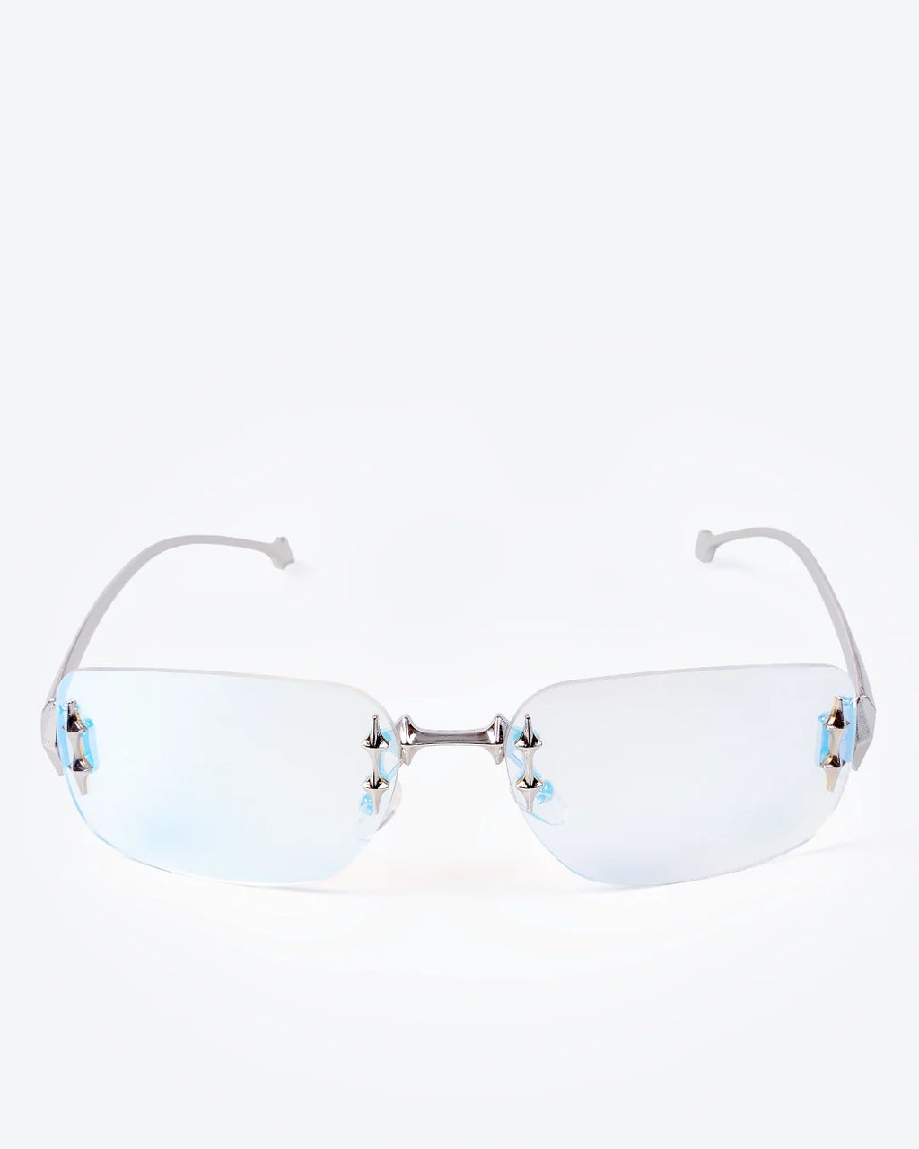 GRACE - Champagne Tint Lenses, Chrome Frame