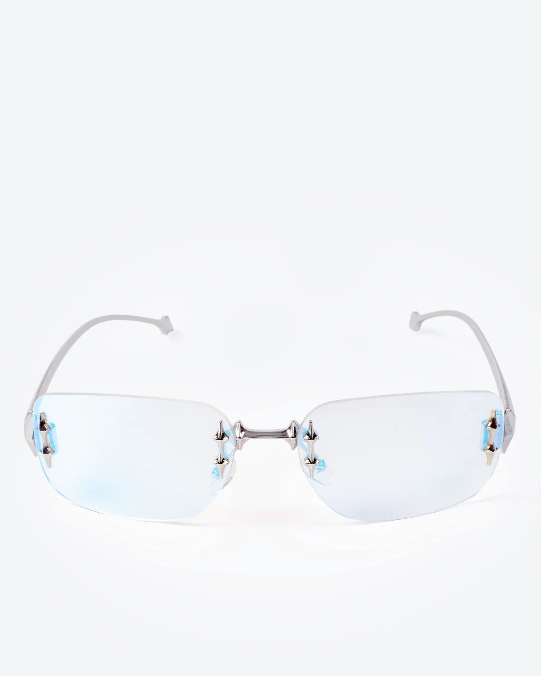 GRACE - Champagne Tint Lenses, Chrome Frame