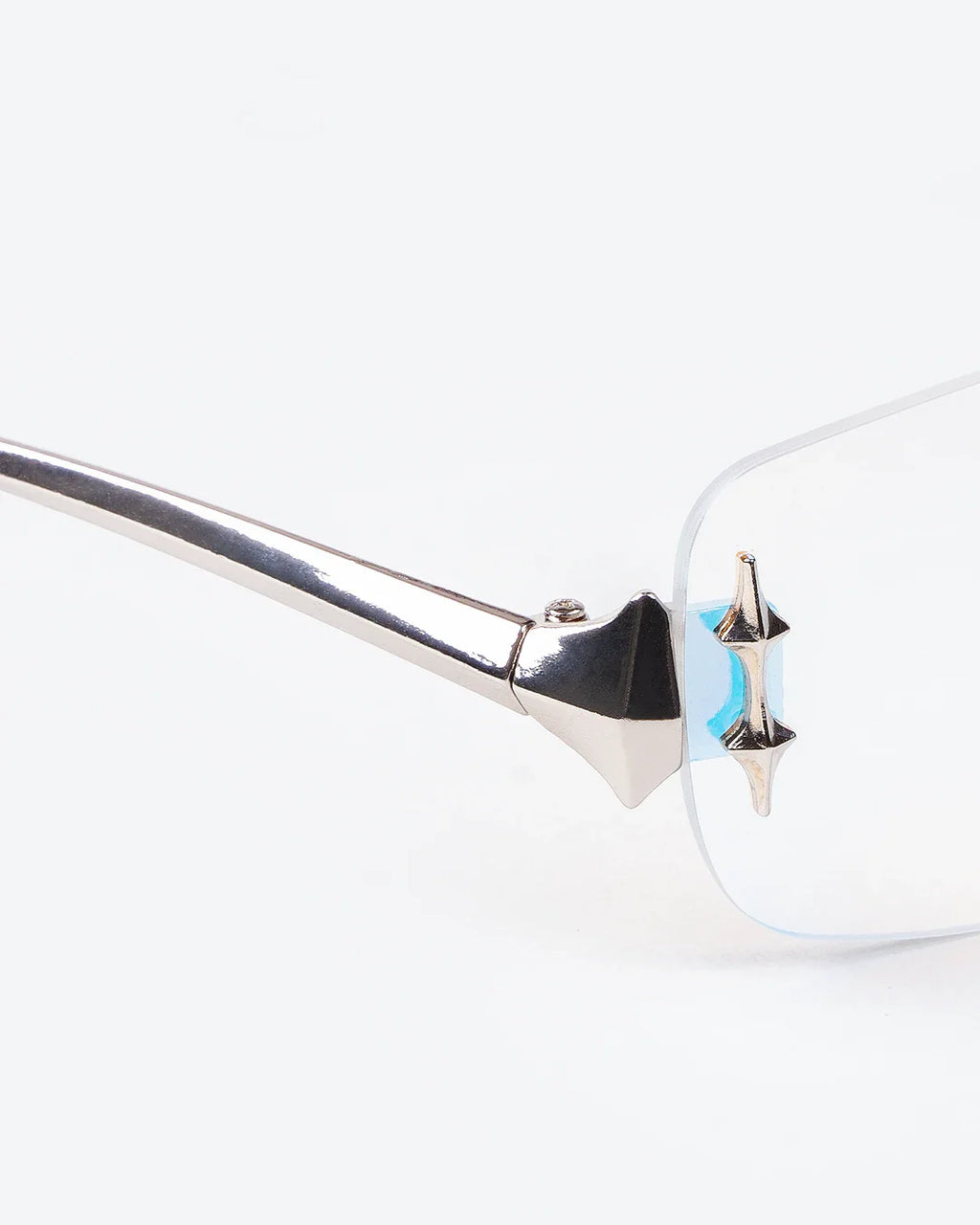 GRACE - Champagne Tint Lenses, Chrome Frame