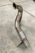 CCdesign 3.5" Downpipe MK7/7.5 VW Golf R & 8V/8S Audi A3/S3 AWD