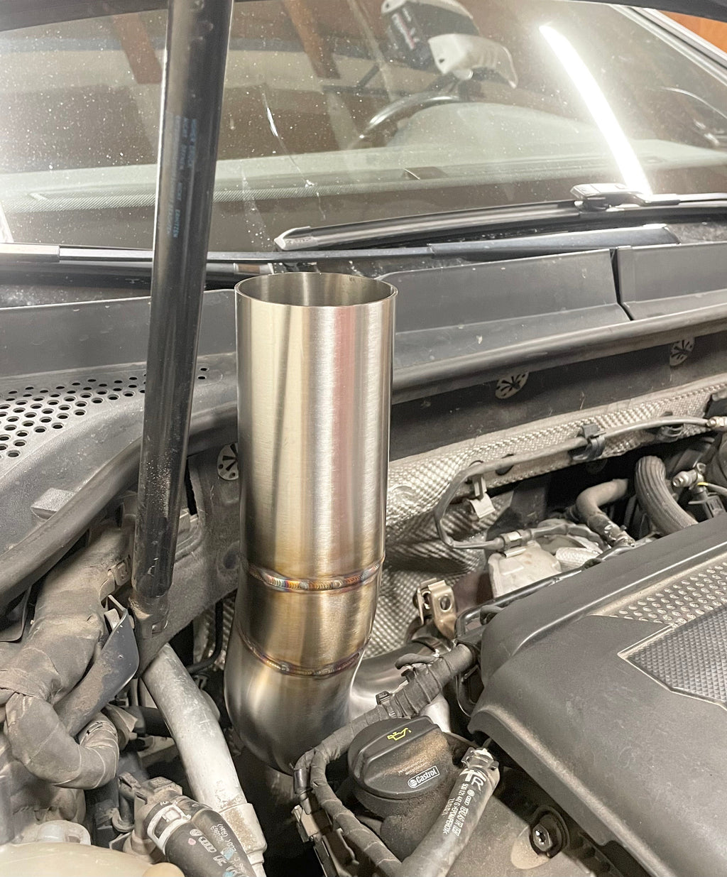 CCdesign 15-21 Audi 8V A3/S3 & Volkswagen MK7/7.5 Golf GTI/R Hood Exit Exhaust