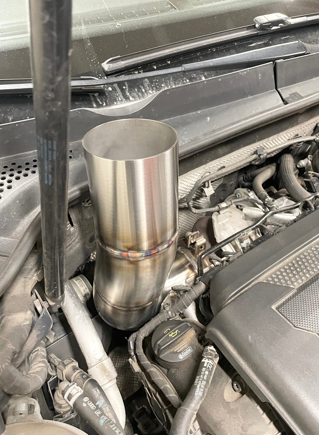 CCdesign 15-21 Audi 8V A3/S3 & Volkswagen MK7/7.5 Golf GTI/R Hood Exit Exhaust