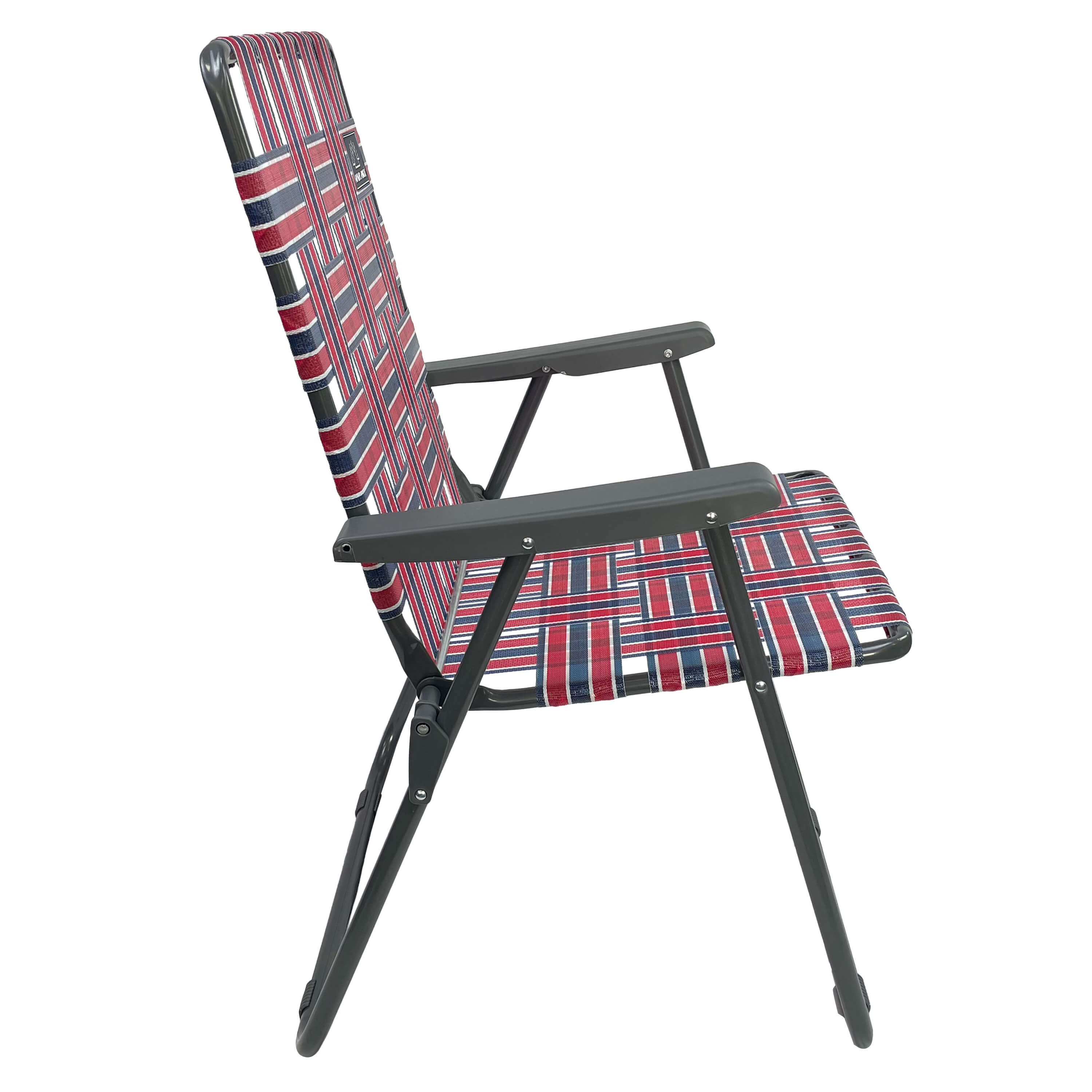 Retro Camp Chair - Red/Blue