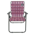 Retro Camp Chair - Red/Blue
