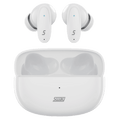 Sway Dual Microphone Enc Comfort Fit True Wireless Headphones With Power Go Charging Case Wireless True Wireless Earbuds - White