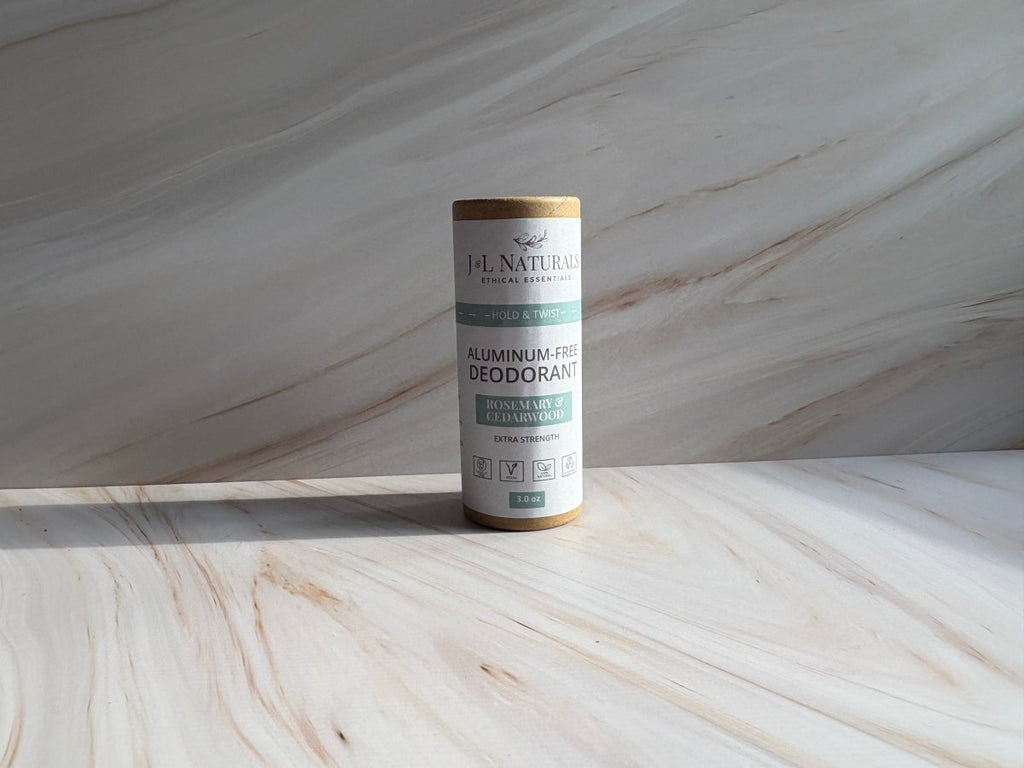 Aluminum-Free Deodorant by J&L Naturals – Plant-Powered Odor Control (3 oz)