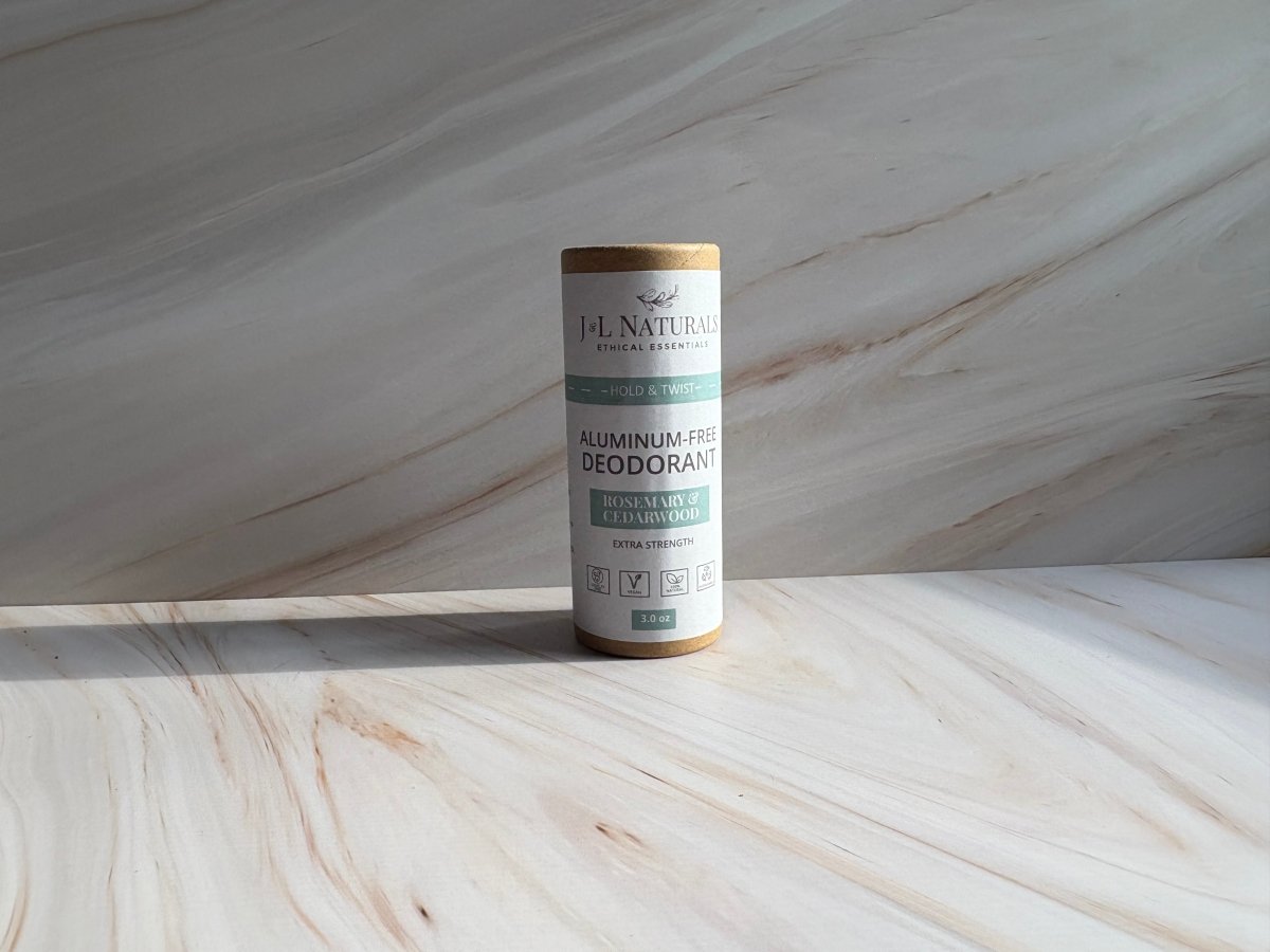 Aluminum-Free Deodorant by J&L Naturals – Plant-Powered Odor Control (3 oz)