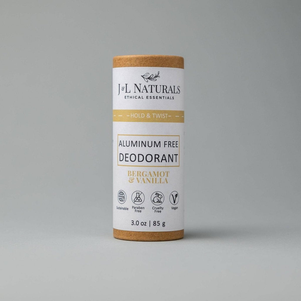 Aluminum-Free Deodorant by J&L Naturals – Plant-Powered Odor Control (3 oz)