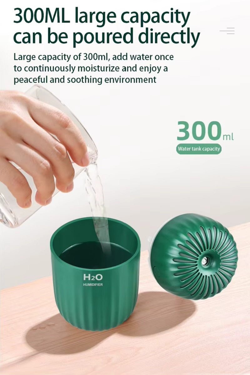 Colorful LED Mini Humidifier & Diffuser – Portable Aromatherapy