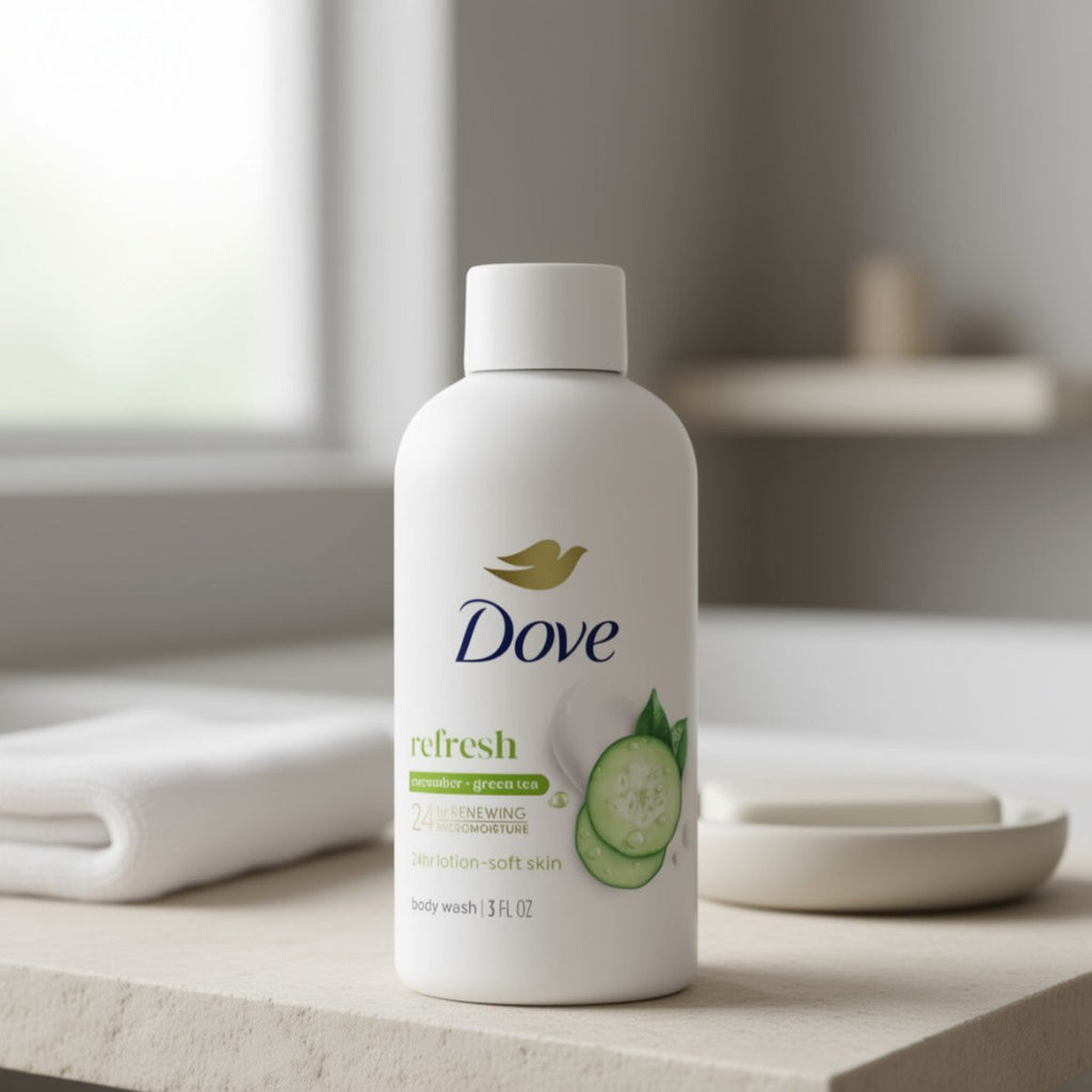 Dove Cucumber & Green Tea Body Wash (3oz)