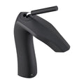 Matte Black Single Handle Basin Faucet | Brass, 7.99 in.