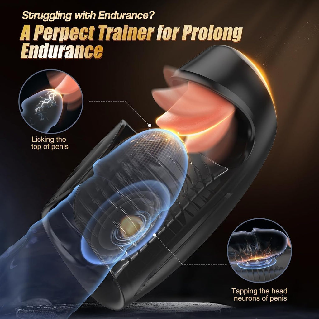 EnduroTongue Male Trainer Stroker Tongue 10 Modes