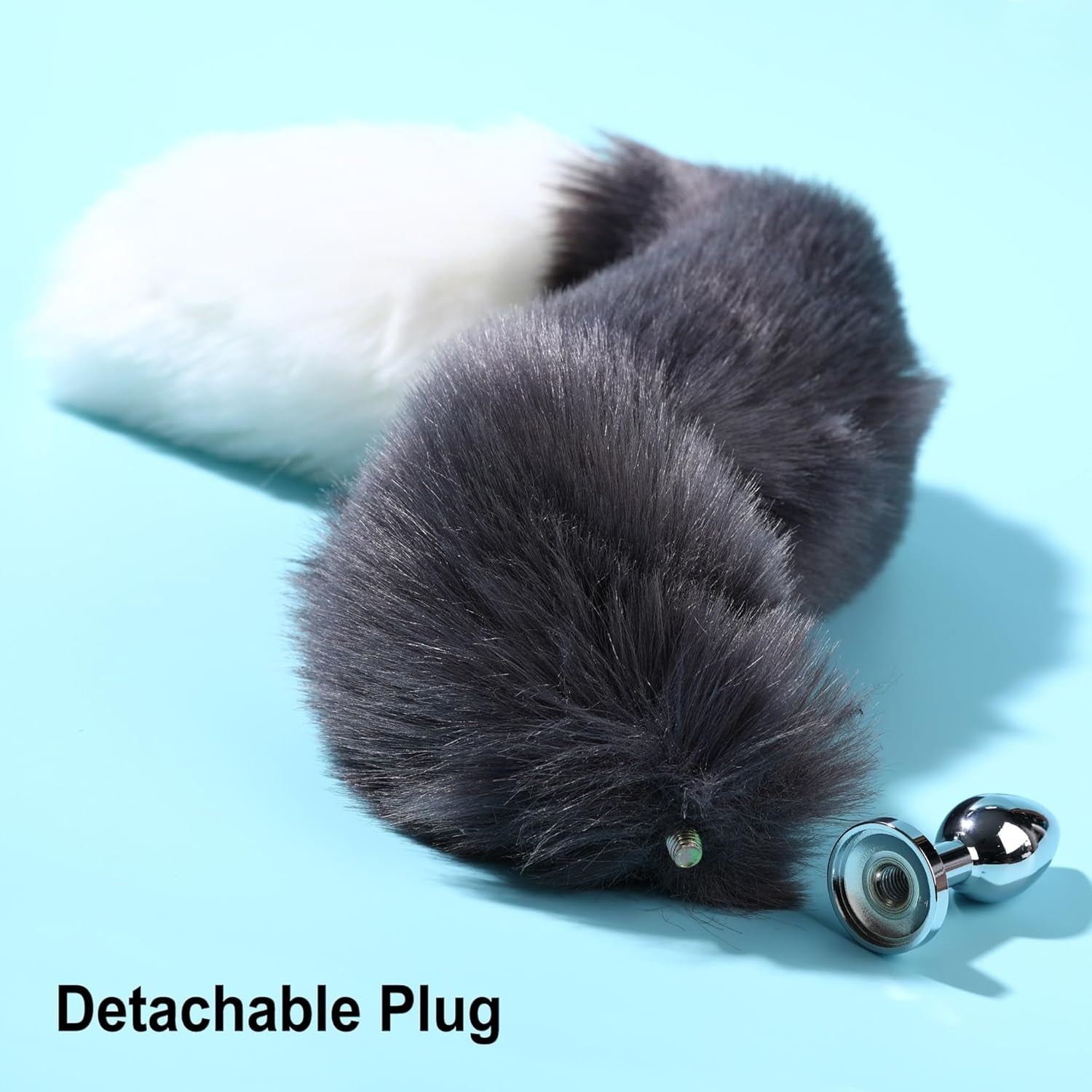 FoxyLuxe Fox Tail Butt Plug with Detachable Tail