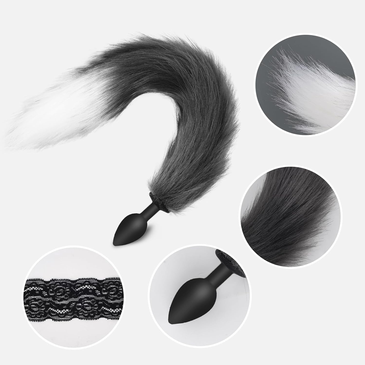 WildWhisper Silicone Fox Tail Butt Plug Beginner