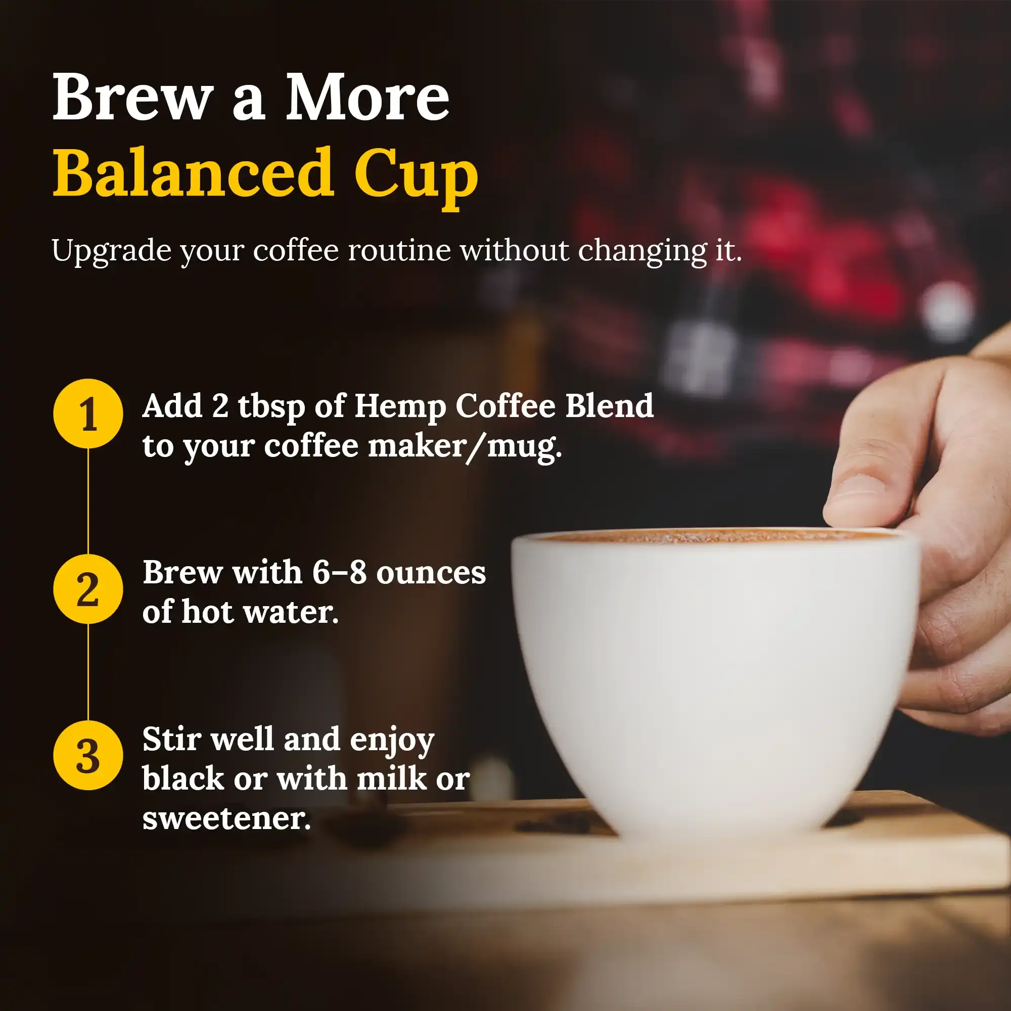 Hemp Coffee Blend - Medium Roast