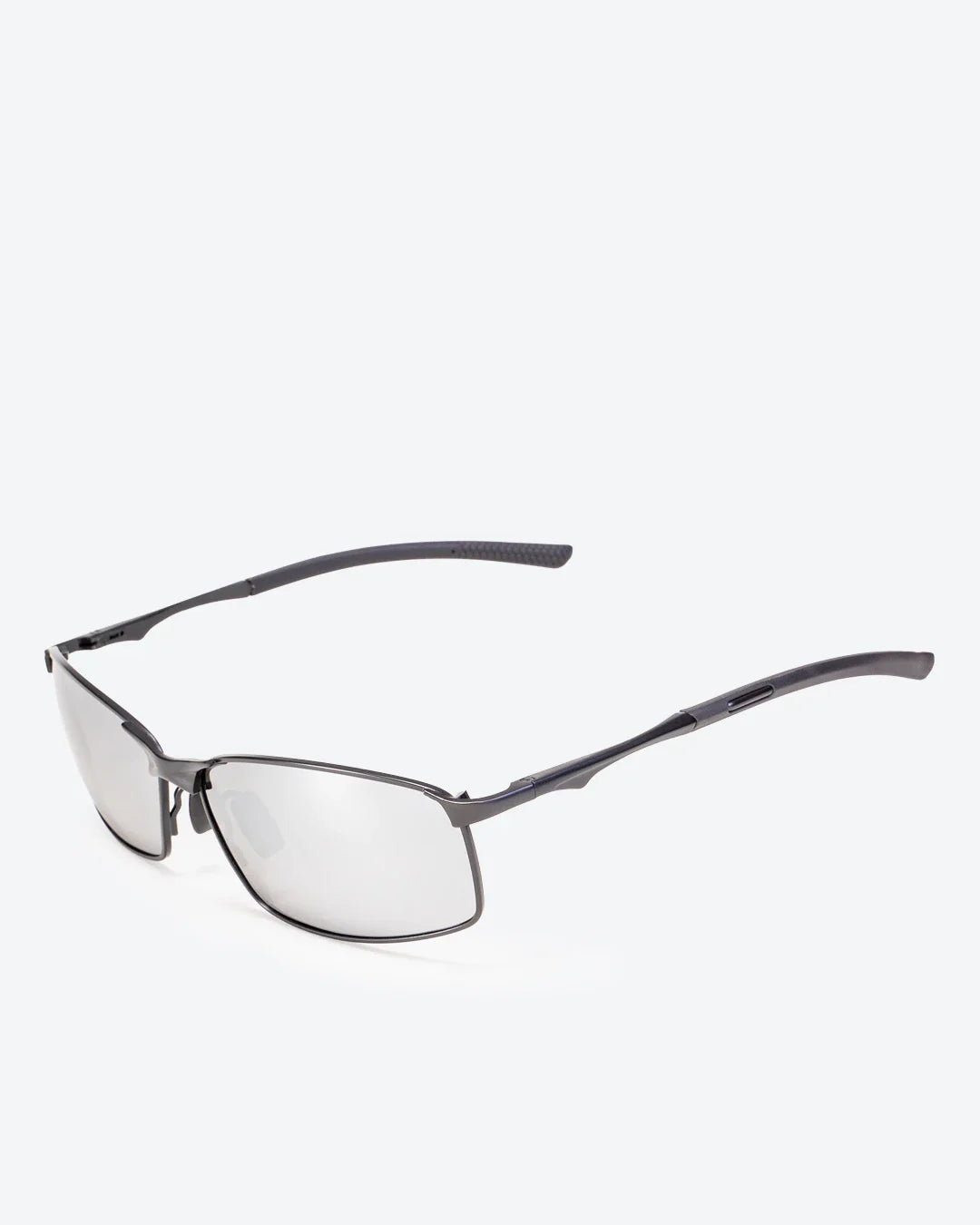 THEO - Black Polarized Lenses, Titanium Steel Frame