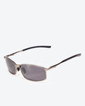 THEO - Black Polarized Lenses, Titanium Steel Frame