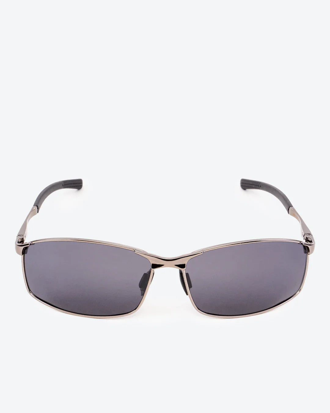 THEO - Black Polarized Lenses, Titanium Steel Frame